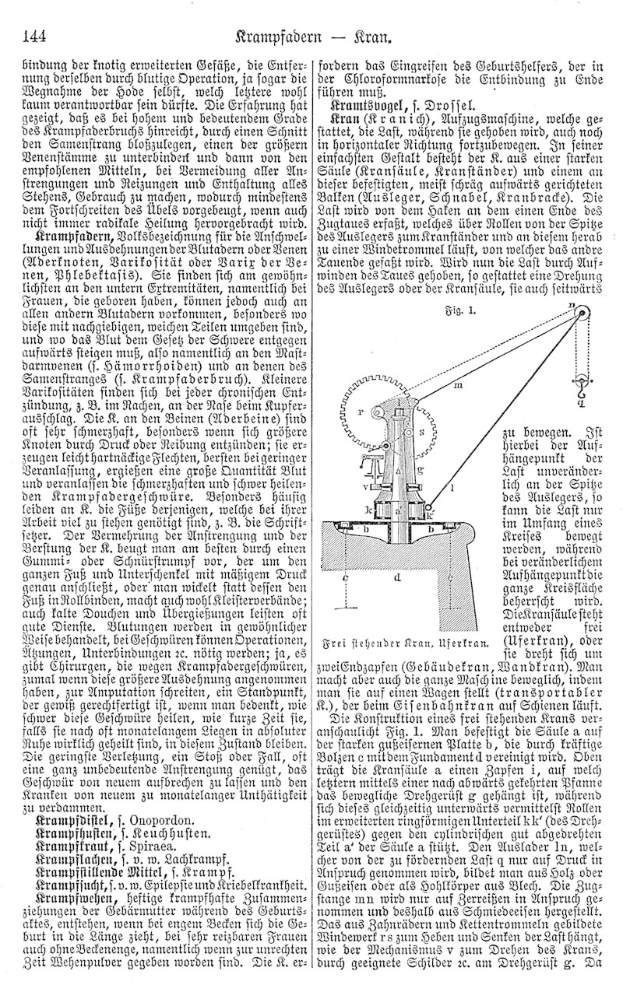 Eine Seite aus einem Buch, die eine Zeichnung einer Maschine zeigt, neben dem Text "Deutsches Patent 114,000,000."